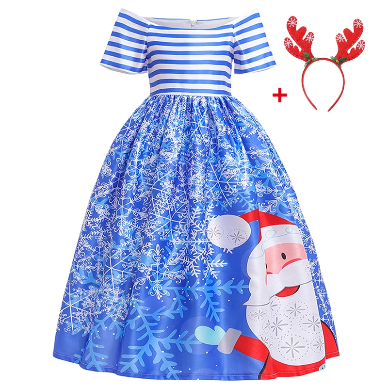56light blue Новинка; длинное платье с единорогом для девочек; платье принцессы на День рождения; многослойное платье с цветочным узором для девочек; Сетчатое праздничное платье с единорогом - Цвет: 56light blue