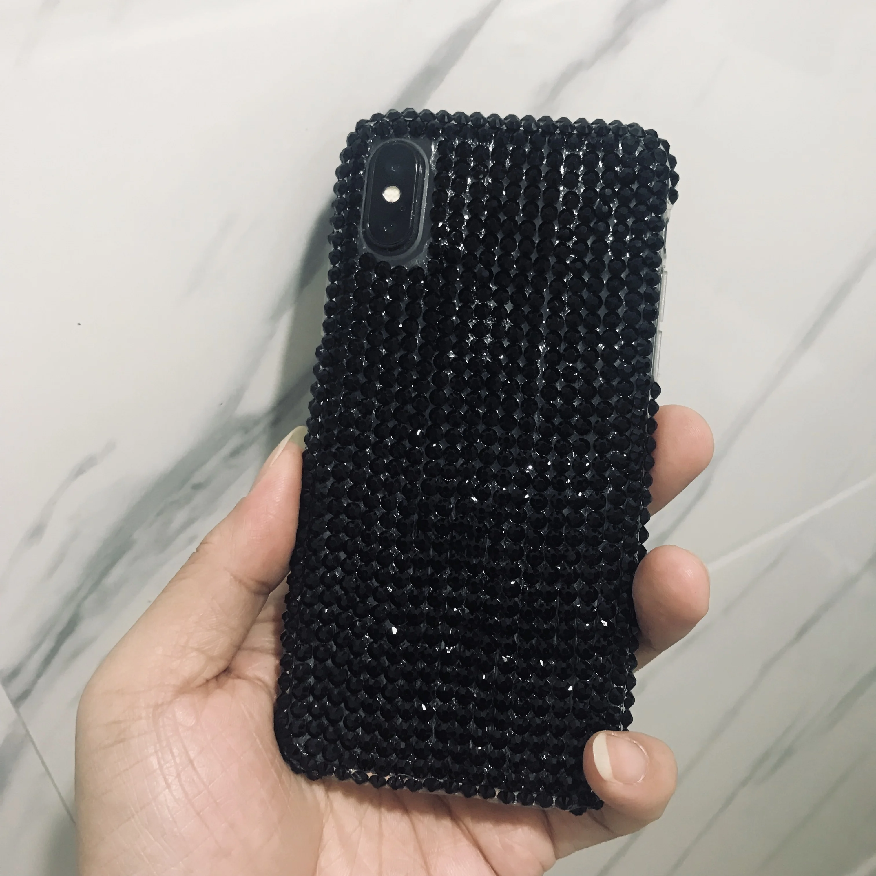 women handmade bling full rhinestone diamond case for iphone 11 pro max case for iphone xs xr x 6 6s 7 8 plus case glitter coque free global shipping