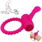 Силиконовые Вибрирующие Кольца для пениса, мужские секс-игрушки, мужские игрушки, взрослые секс-игрушки для мужчин, Эротические товары, Встроенные батареи