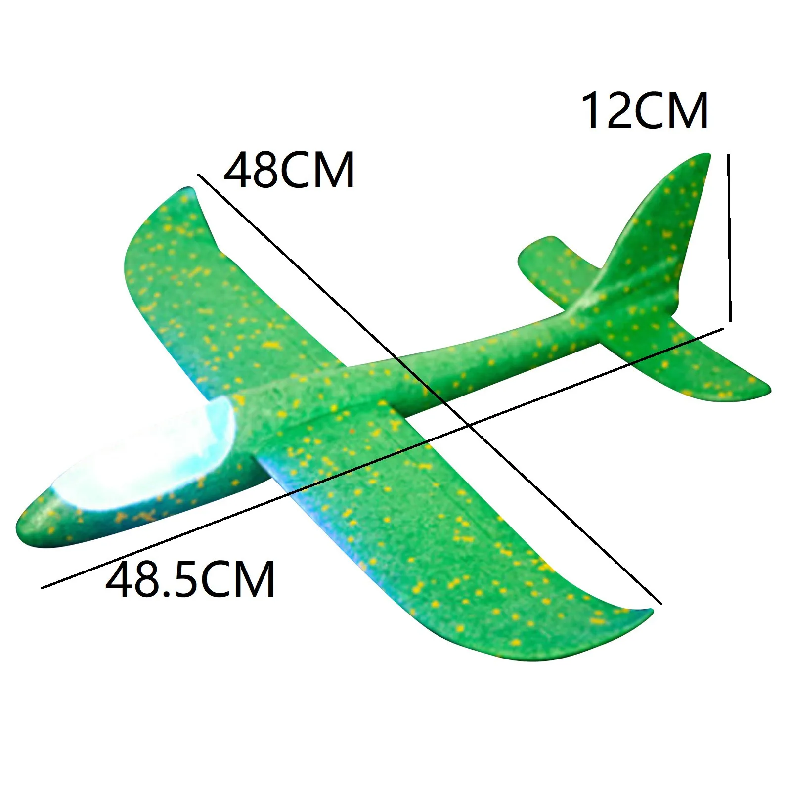 

Children's Outdoor Sport Games Toy Foam Throwing Glider Airplane Inertia Aircraft Toy Hand Airplane Model Puzzle Foam Airplane