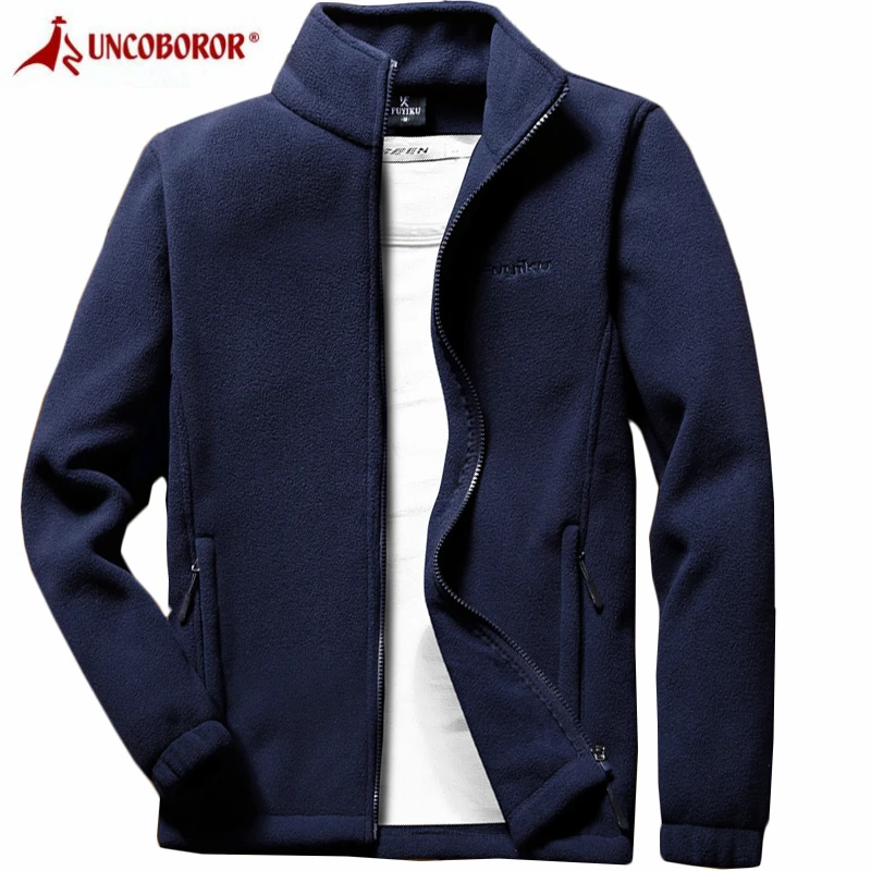 Мужская ветровка куртка из Полар флиса 2021 Демисезонный со стоячим воротником на