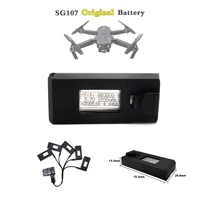 original sg107 drone battery 3 7v 1200mah lipo battery with charger for sg107 rc quadcopter helicopter accessories battery parts