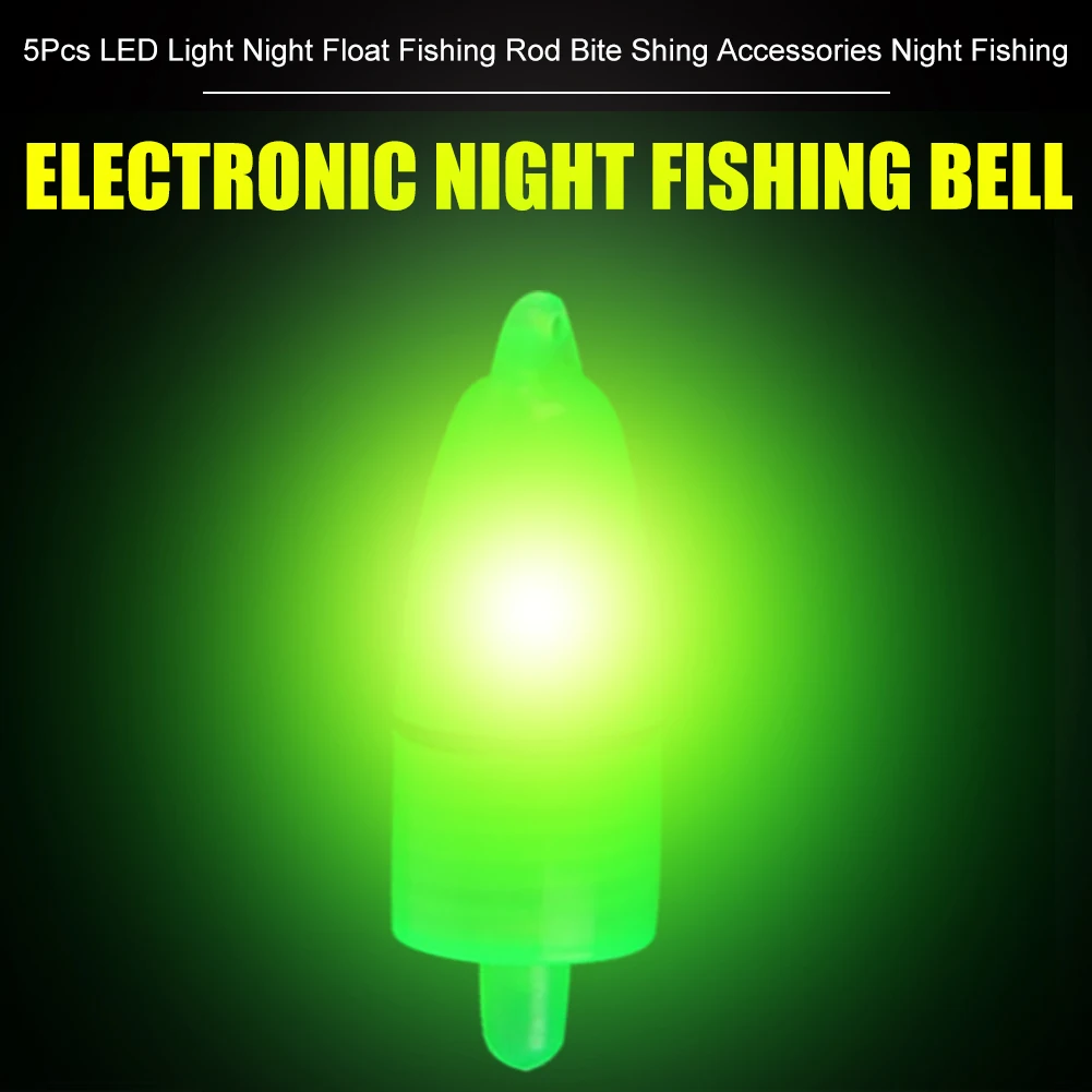 

5 шт. наконечник удочки укус светодиодный свет кольцо колокольчик зажимы для удочки Инструмент аксессуары рыболовные звонки будильник ночь...