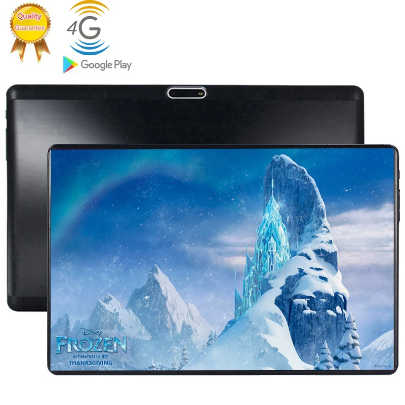 2.5D Multi-touch Glass Screen 10.1 inch Tablet Octa Core 4G FDD LTE Tablet 6GB RAM 128GB ROM Dual Cameras Android 9.0 tablet 10