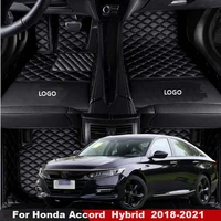 car floor mats for honda accord hybrid 2018 2021 carpets auto foot rugs car styling interior pad pedals covers accessories