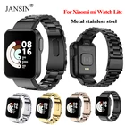 Браслет из нержавеющей стали для Xiaomi mi Watch Lite, металлический ремешок для смарт-часов Xiaomi Mi Watch Lite