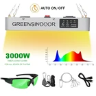 Светодиодная фитолампа с таймером Greensindoor, фитолампы для выращивания в помещении, светодиодная лампа полного спектра для выращивания растений
