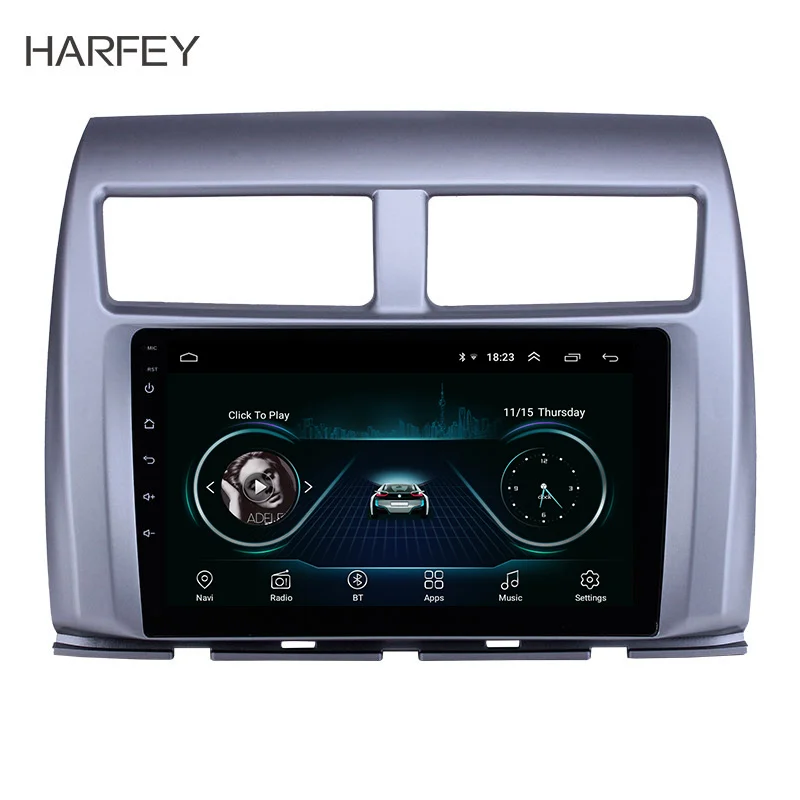 Автомобильный мультимедийный плеер Harfey на Android 9 1 с &quotсенсорным экраном GPS для