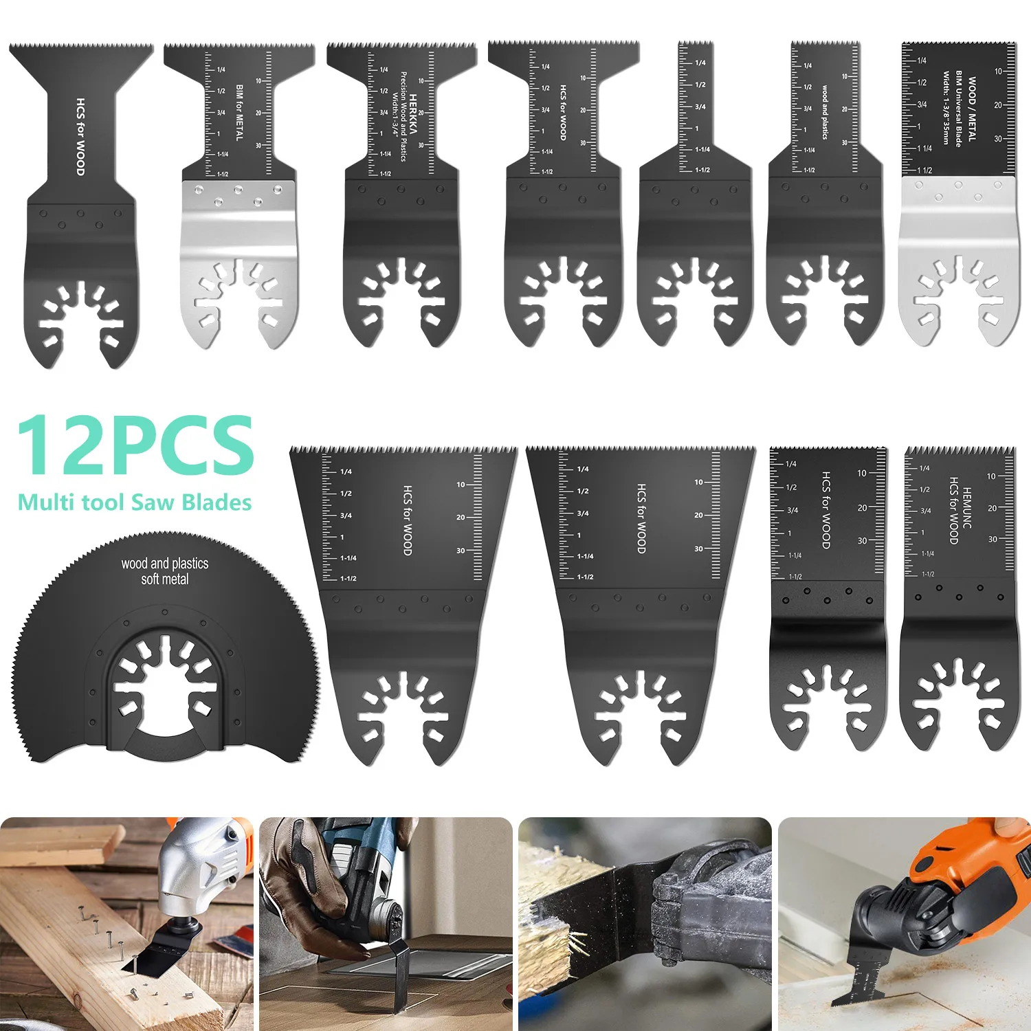 

Oscillating Multitool Blade Multi-Function Precision Saw Blades Universal Metal Cutting Multi Wood Cut Kit Chipboard Tool