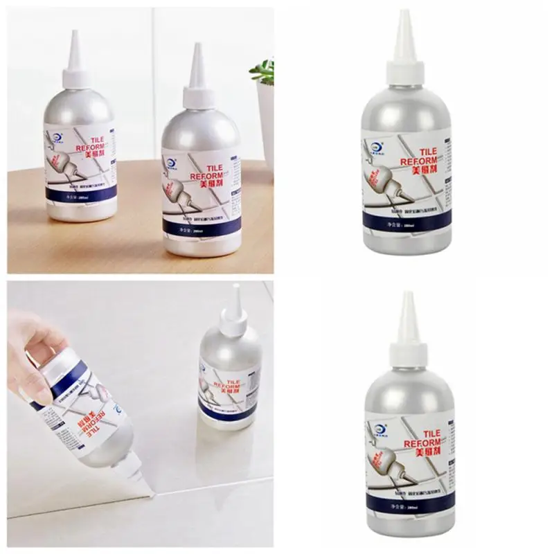Genuine floor tiles epoxy grouts beautiful Sealant 280ml white Caulking agent for Waterproof wall toilet gap repair tool |