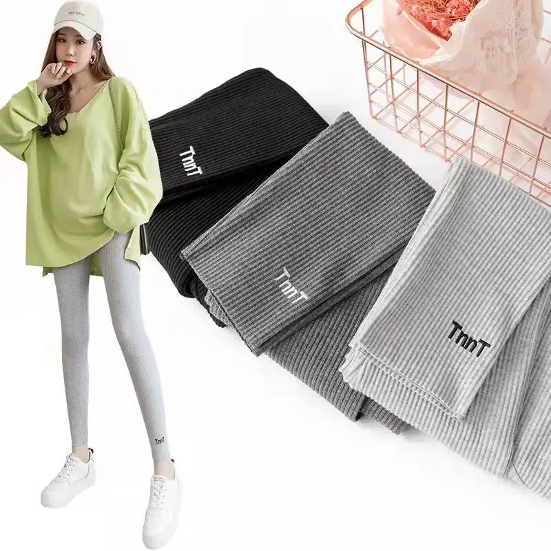 

602 # весенне-осенние хлопковые Обтягивающие Леггинсы для беременных повседневные женские брюки-карандаш Одежда для беременных женщин