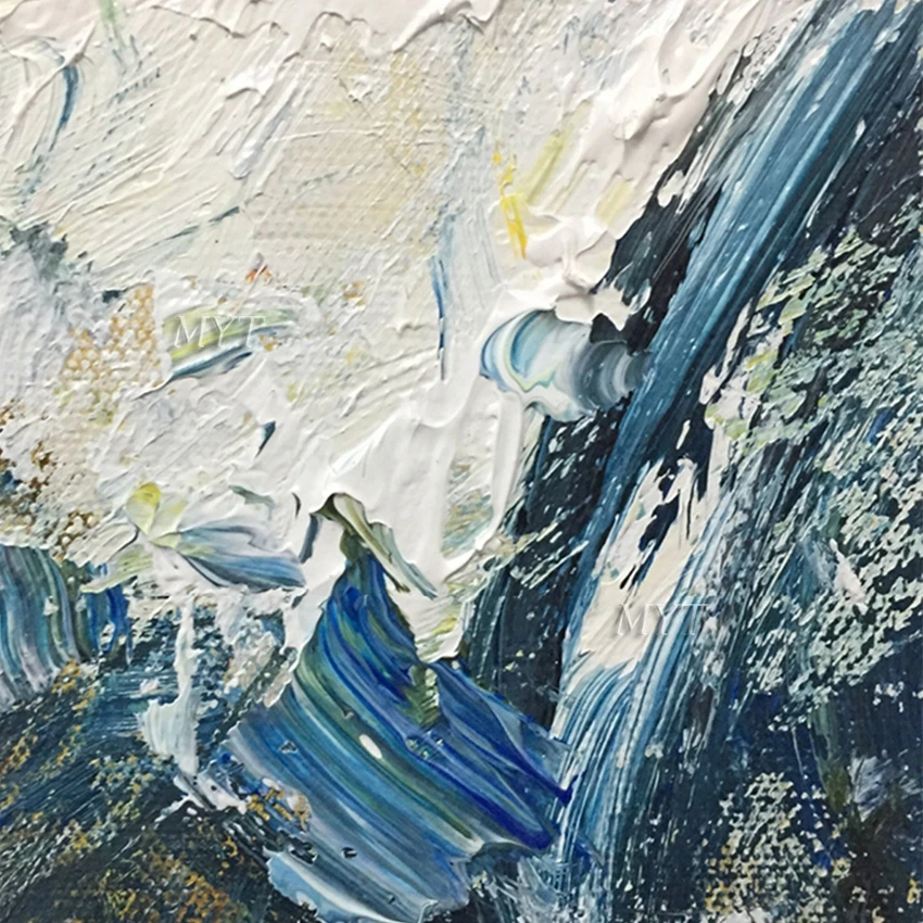 

Contrast Color Abstract Painting Many Colors Handpainted High Quality Wall Art Home Decor Picture Modern On Canvas Unframe