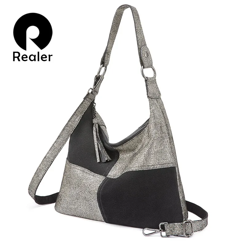 Женская сумка через плечо Realer Высококачественная женская сумка-мессенджер из