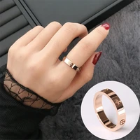 wedding rings for women jewelry accesories crystal gold luxury stainless steel fashion cross screw love ring couple jewellery