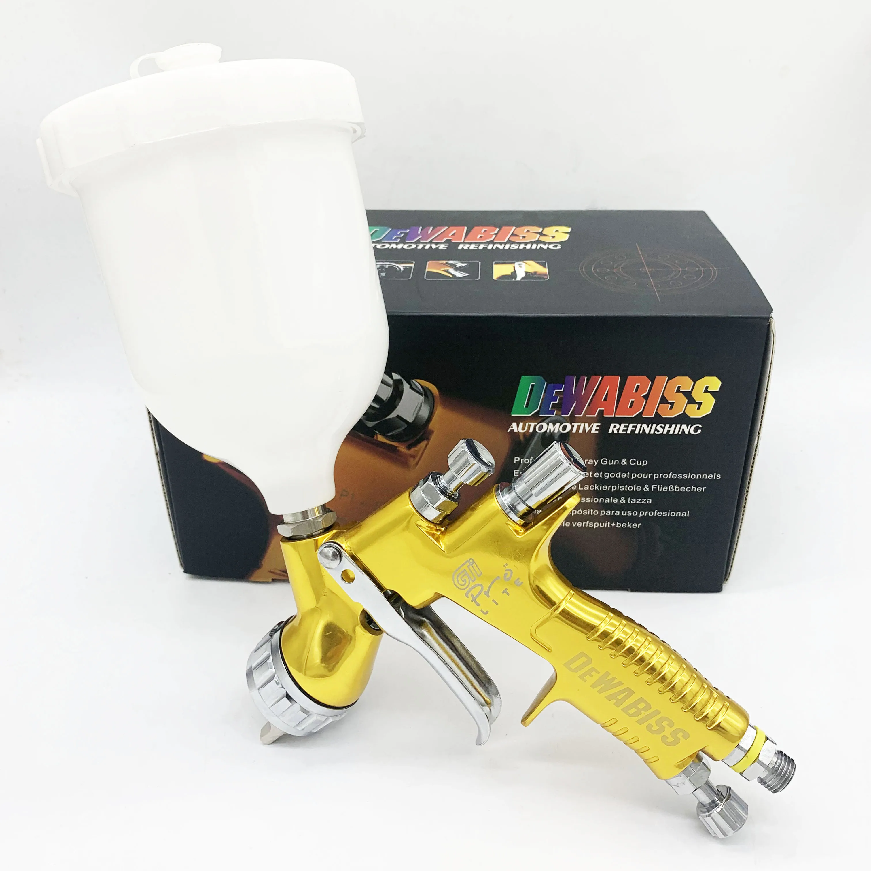 I AM Factory GTI Pro spray paint gun 1.3/1.8MM high quality professional TE20/T110 airbrush car airless painting water based