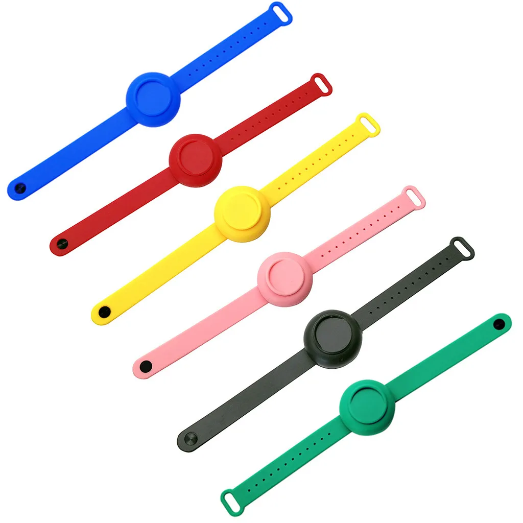 Горячая Новинка для взрослых детей жидкий Браслет Ручной Диспенсер Гель мытья