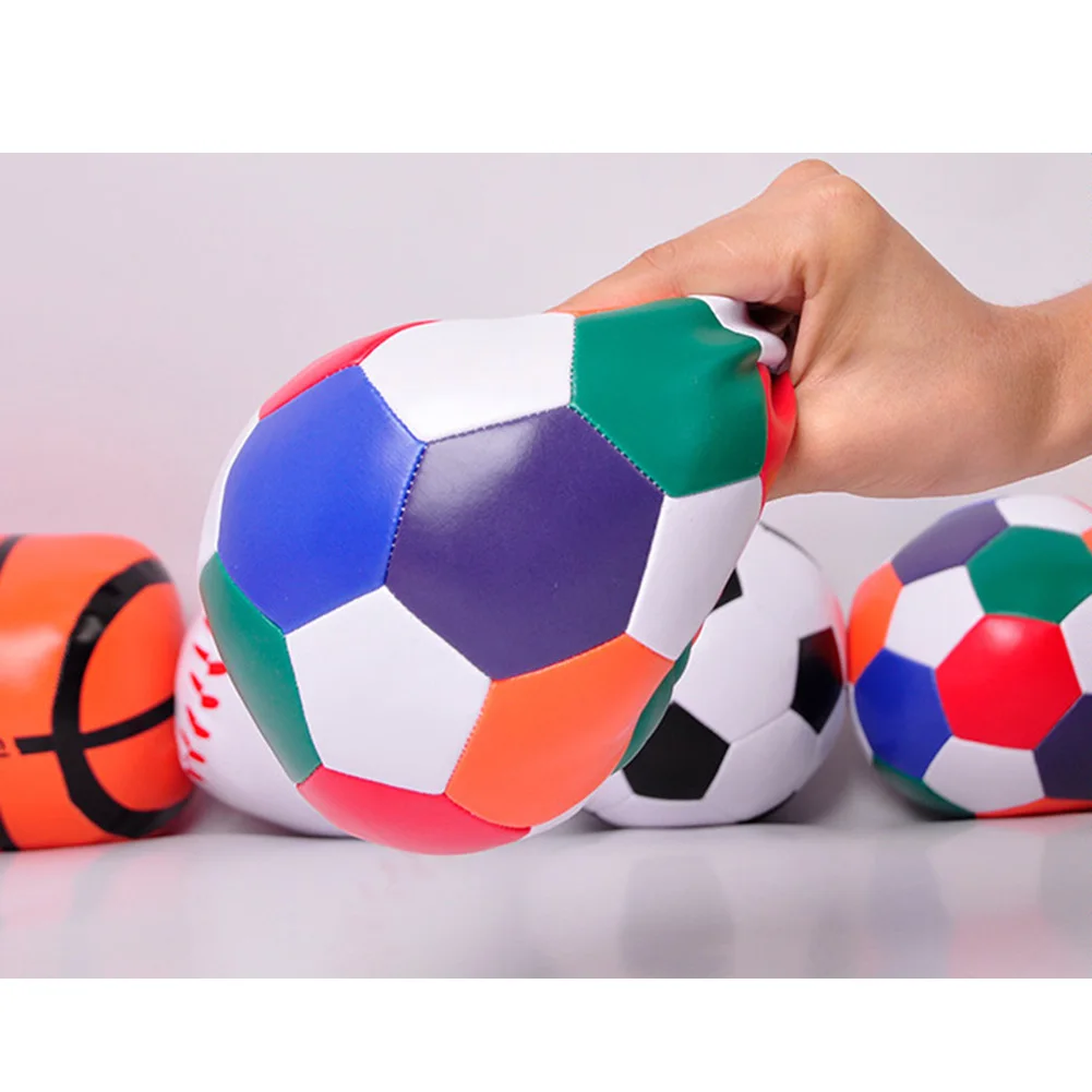 

16cm Diameter Football High Elastic PU Large Cotton Sponge Ball Soft Indoor Beginner Soccer Toy Football Practice