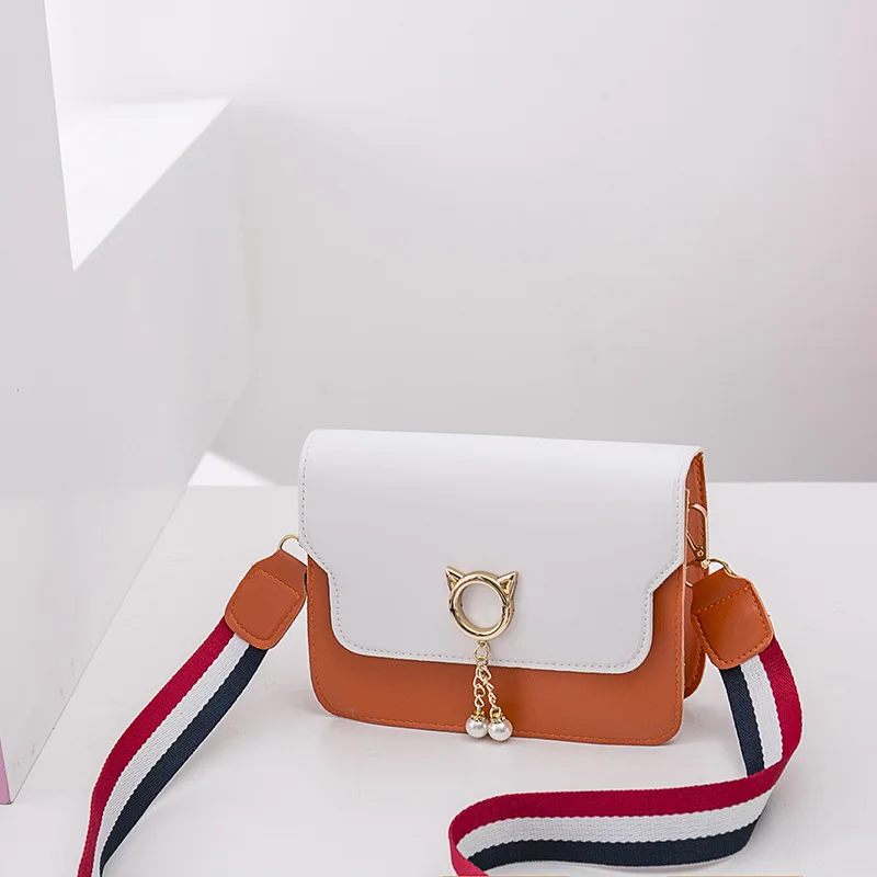 Новинка 2021 Высококачественная женская сумка через плечо из искусственной кожи