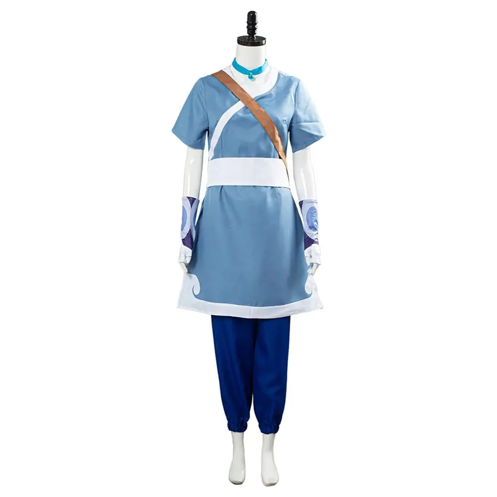 Костюм для косплея Аватара The Last Airbender Katara костюм карнавалы на Хэллоуин |