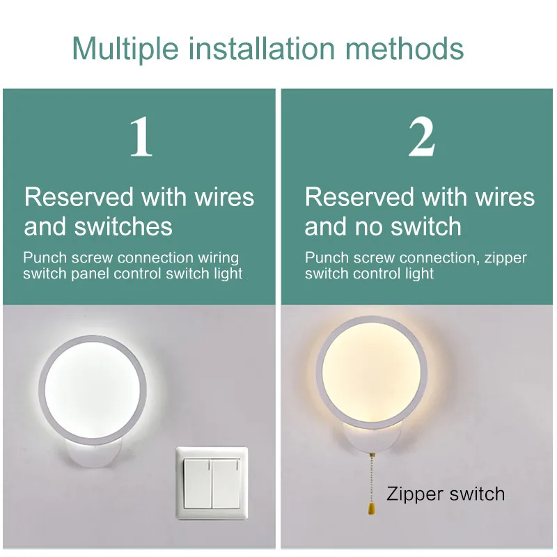Настенный светильник в виде листа бабочки теплый белый светодиодный 18 Вт 36