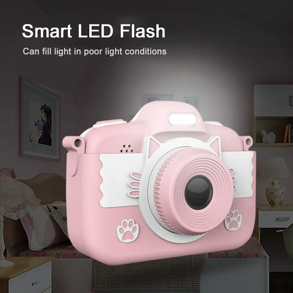 

Rechargeable Kids Camera 3.0'' Touch Screen Full HD 2000W Mini Digital Camera Outdoor Photography Toys Camera Video Camcorder