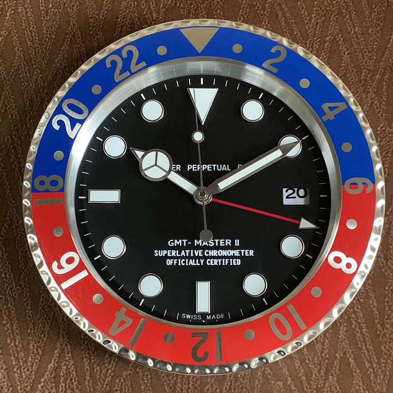 Большие настенные часы светящиеся бесшумные 3d в современном стиле домашний