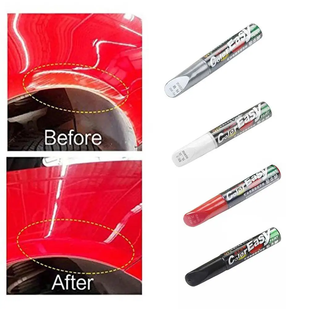 

Car Paint Pen Set Car Paint Repair Scratch Repair Paint White Gray Black Red Mixed Color Paint Pen