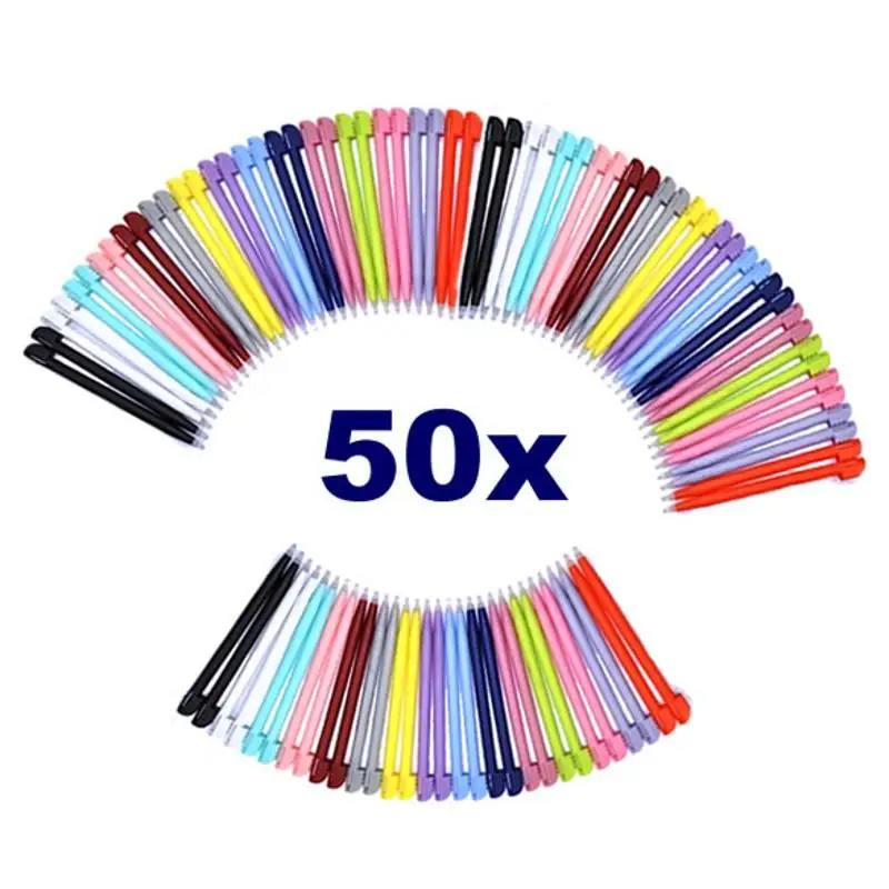 Top Sale 50pcs/pack 8.5cm Muti-color Touch Stylus Pen For Nintendo DS Lite L3EF With High Quality (Random) | Электроника