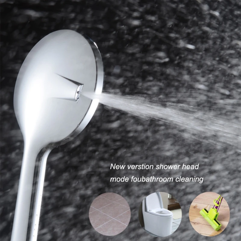 

Wall Mount Shower Set Faucet Bathroom Shower System Hand Shower Set 6 Spray Types Shower Head Bath Shower System 85LA