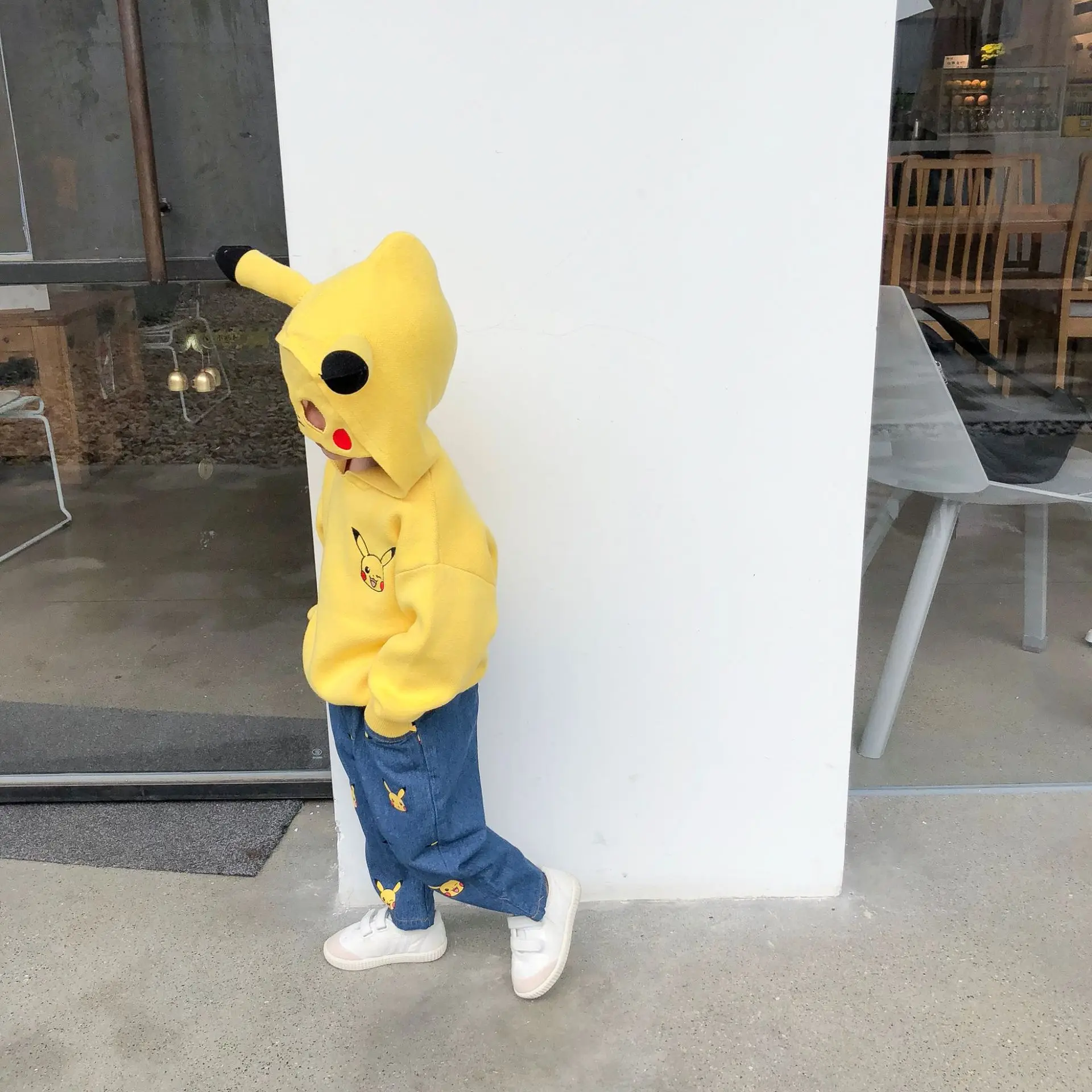 Tonytaobaby Autumn and Winter Clothes New Boys and Girls Children's Wear Children's Hooded Sweater Cartoon Cute