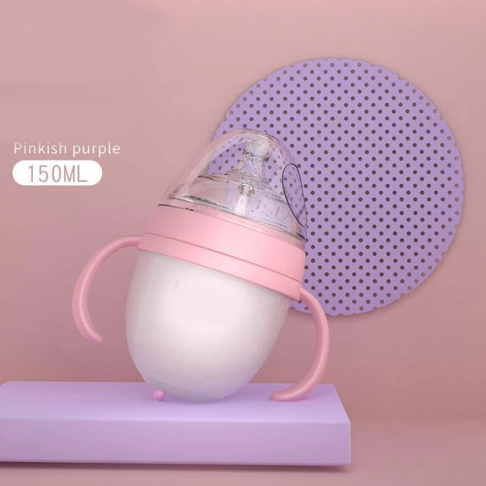 Бутылочка для грудного молока с широким горлышком Мягкая силиконовая бутылочка