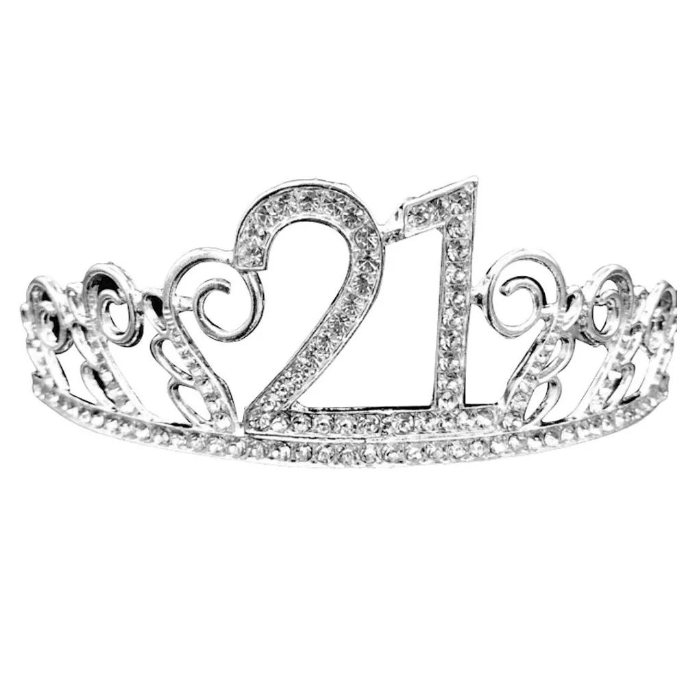 Украшение для торта в виде короны с номером цвета|Шляпы вечеринок| |