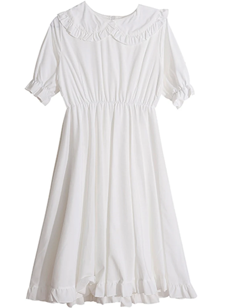 

Dress 2020 New Summer Women's Hipster Japanese Princess Dress Doll Collar Short-Sleeve Dress kawaii clothing sweet lolita dress