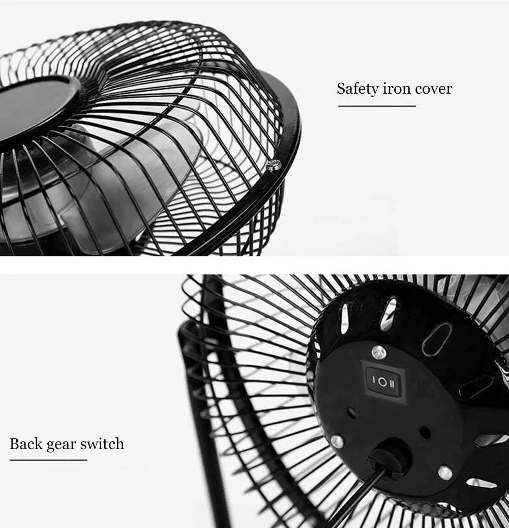 Portable 8 Inch Small Desk USB Cooler Cooling Fan Office Table Personal Mini Fans Super Mute Silent for Notebook Laptop Computer |