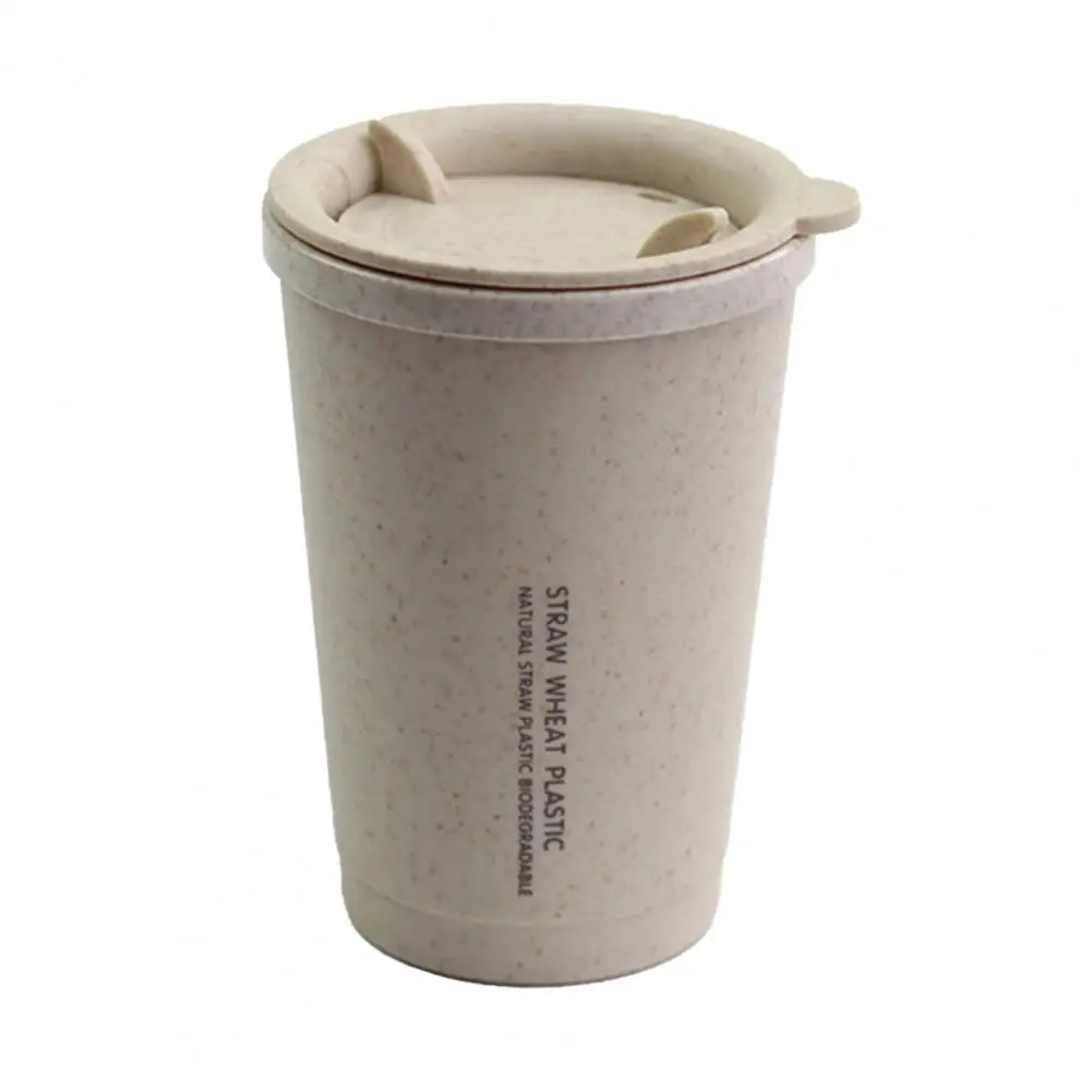 280 мл Экологически чистая кружка герметичная Двухстенная изоляция солома из