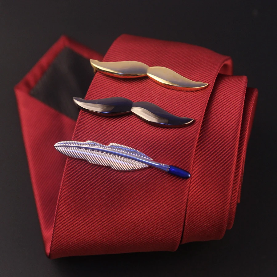 Linbaiway индивидуальный Мужской зажим для галстука Шпилька из сплава Свадебный