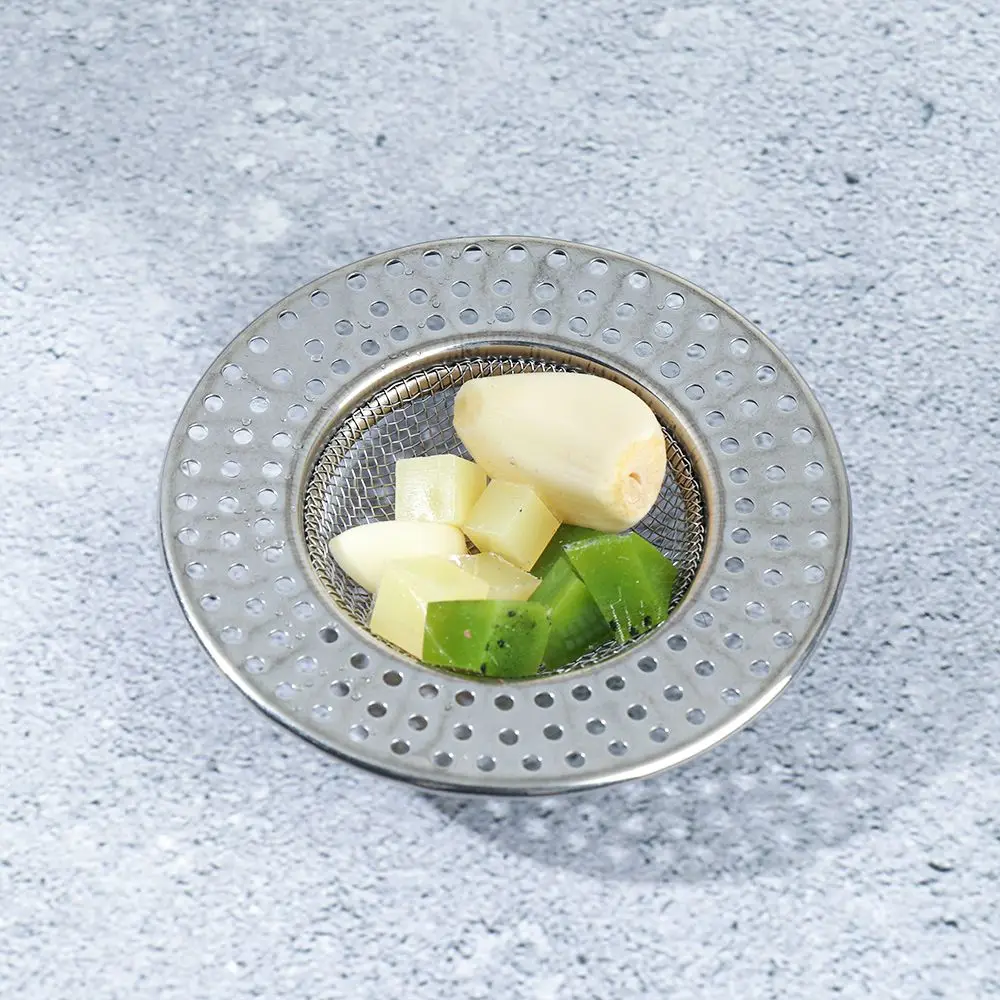 

Bathroom Floor Drain Stainless Steel Sewer Hair Clean Up Waste Catcher Sink Strainer Mesh Trap Drain Filter