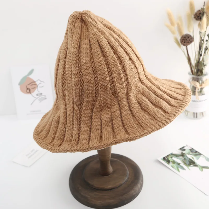 Уникальные шапки ведьмы на Хэллоуин для женщин складная шерстяная вязаная