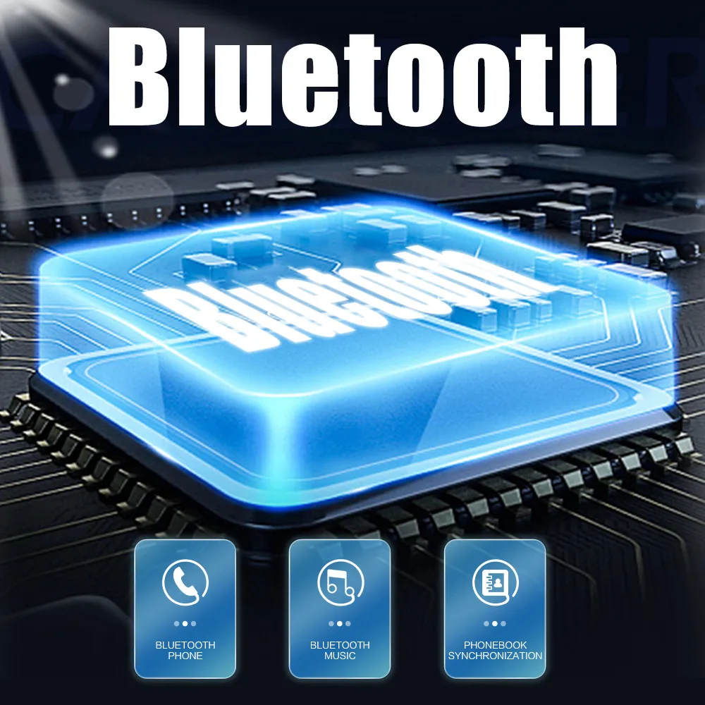 Автомагнитола 1 din MP5 мультимедийный плеер с радио и Bluetooth Mirror Link IPS экраном двумя