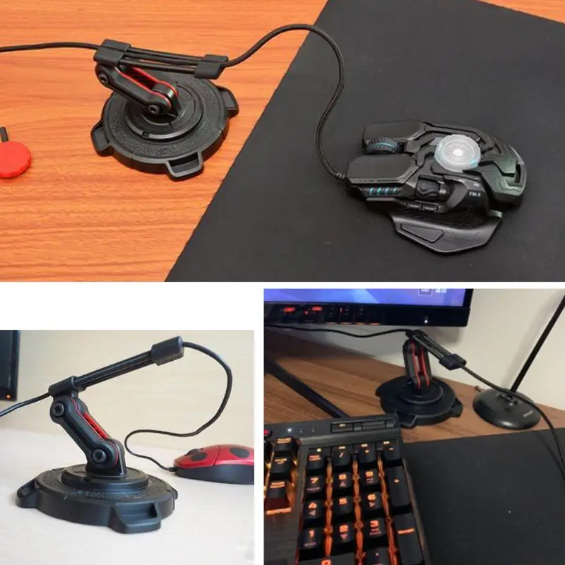 

Tiger Gaming Lunar Dial Gaming Mouse Bungee Mouse Cable Holder Cord Clip W91A