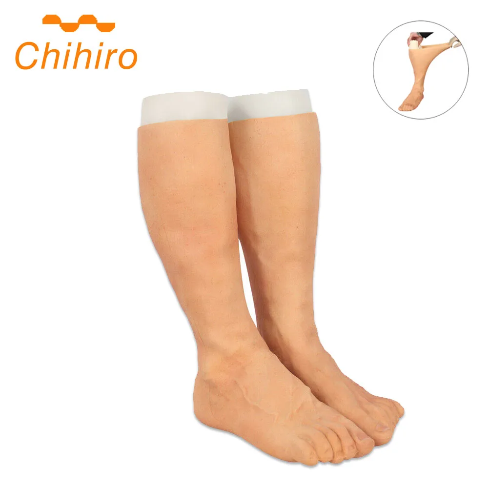 Силиконовый протез рукав для ног искусственная кожа искусственный силиконовый