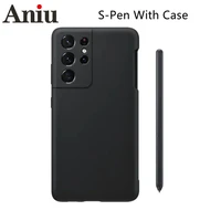 new for samsung galaxy s21 ultra stylus mobile phone s pen with case silicone cover built in stylet pen slot