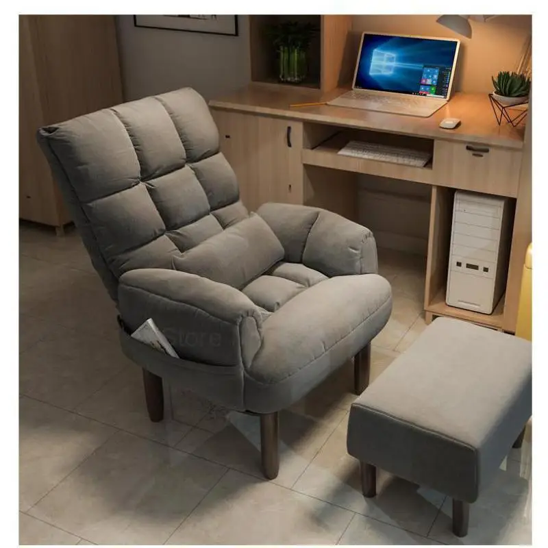 Lazy sofa bedroom living room single dormitory leisure computer chair balcony folding back recliner |
