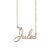 jules name necklace custom name necklace for women girls best friends birthday wedding christmas mother days gift