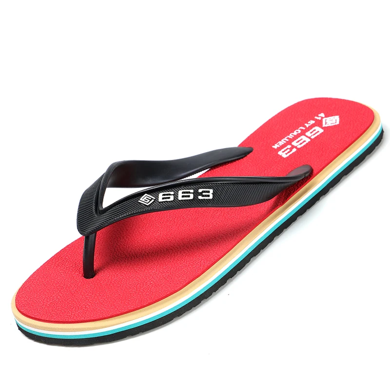 High Quality Hot Sale Flip Flops Men Summer Beach Slippers Men Fashion Breathable Sandals Casual Men Slippers Beach Outdoor