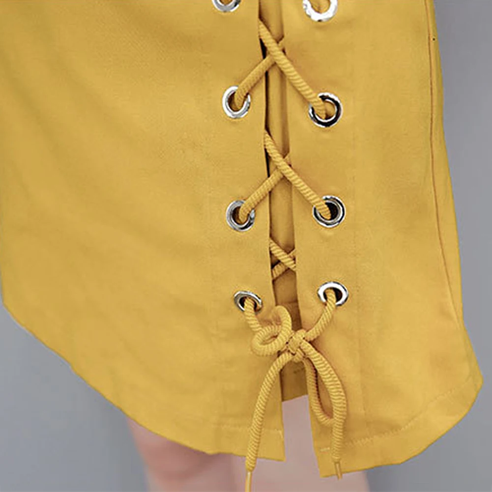 Женский комплект с юбкой футболка коротким рукавом и круглым вырезом топ высокой