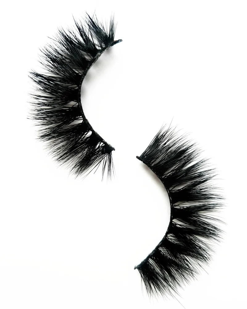 Супер мягкие норковые ресницы 7D объемные настоящие безжалостные