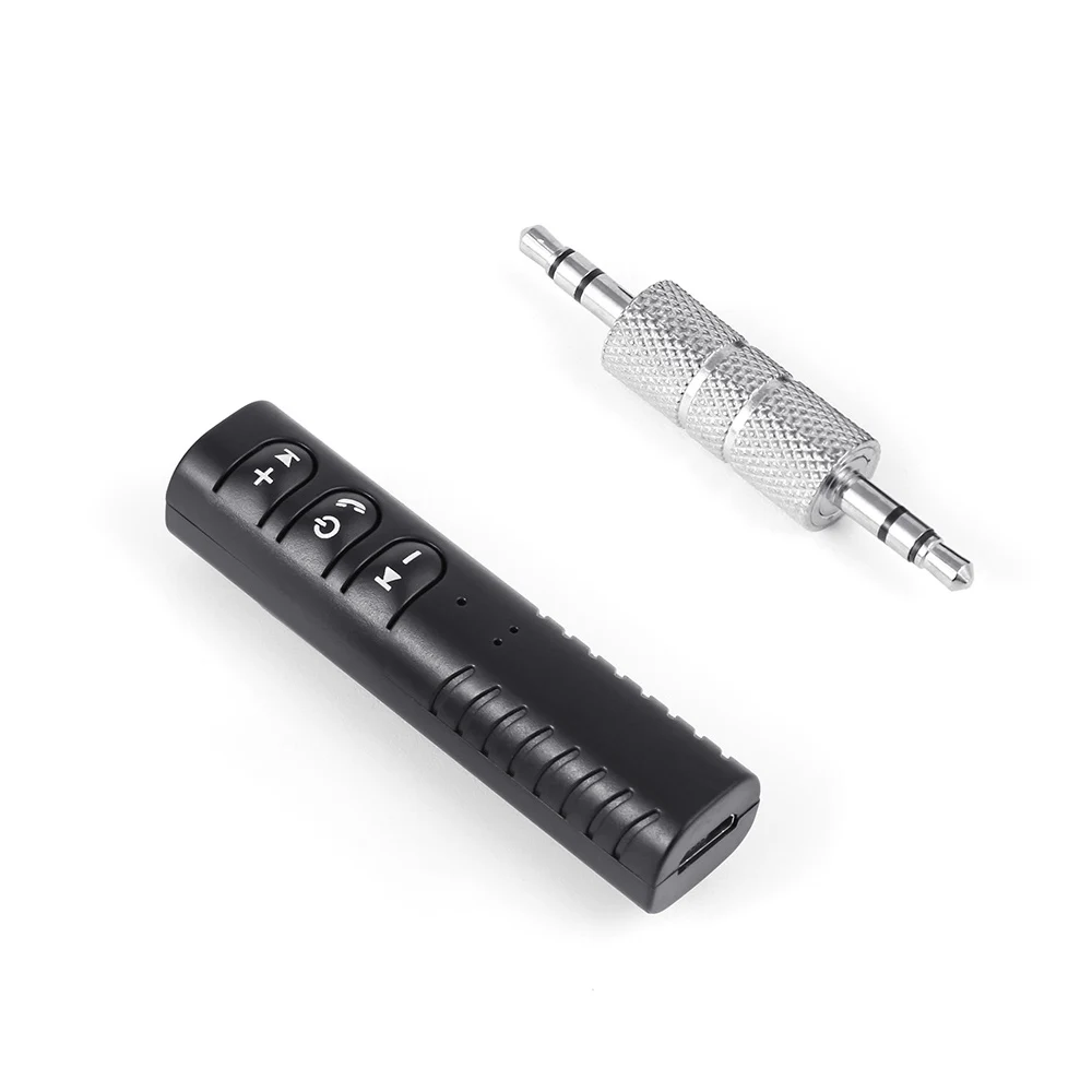 Mini Handsfree AUX Bluetooth USB Music Audio Receiver Bluetooth Car Kit 3.5mm Jack Adapter for Speaker Headphone Car AUX
