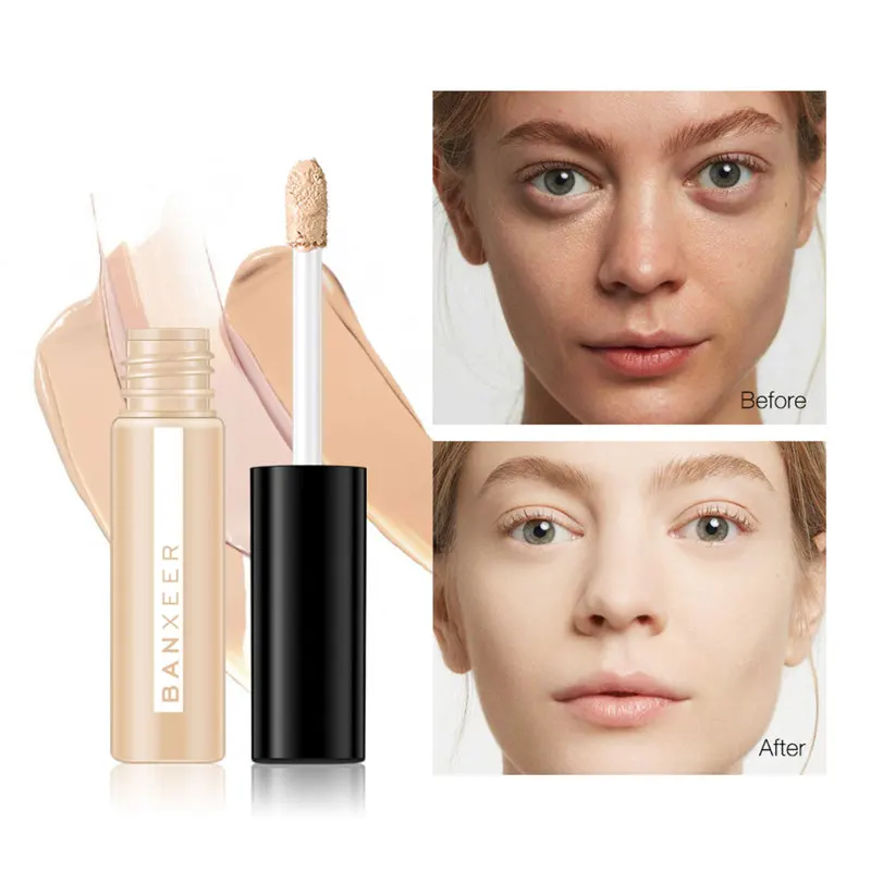 

BANXEER Concealer Full Cover Face Concealer Foundation Waterproof Long Lasting 3 Colors Face Makeup 6.5ml