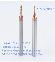 hrc55 1mm 1 5mm 2mm 2 5mm 3mm 3 5mm 4mm carbide high performance end mill